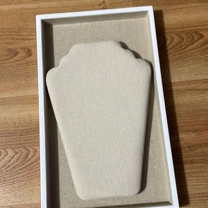 Stella & Dot necklace and jewelry holder.